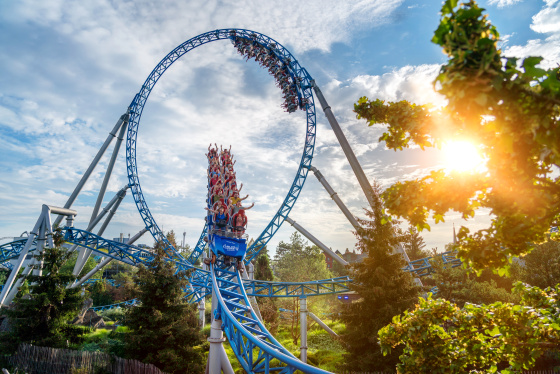 blue fire Megacoaster