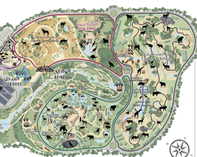 Dubai Safari Park — Oficiais