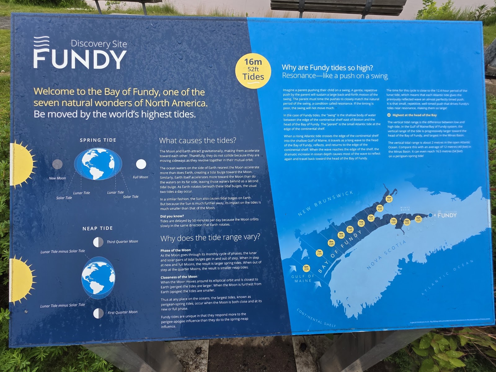 Fundy Discovery Site — Oficiais