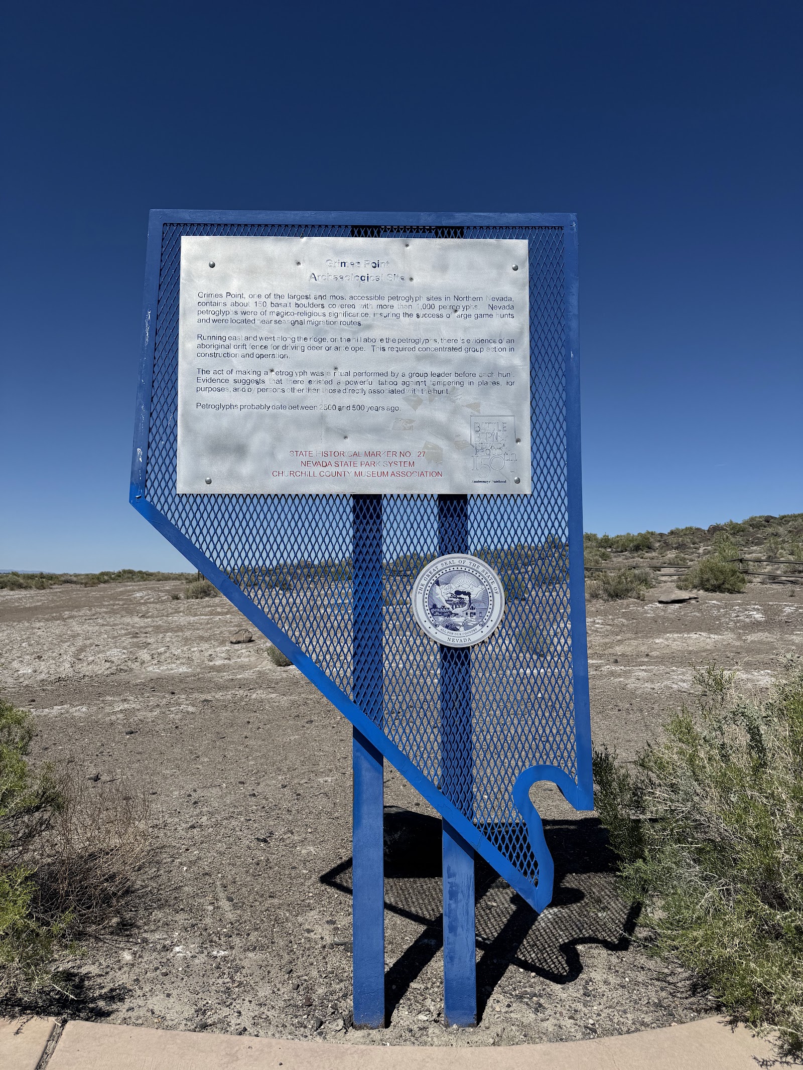 Grimes Point/Hidden Cave Archaeological Site — Oficiais