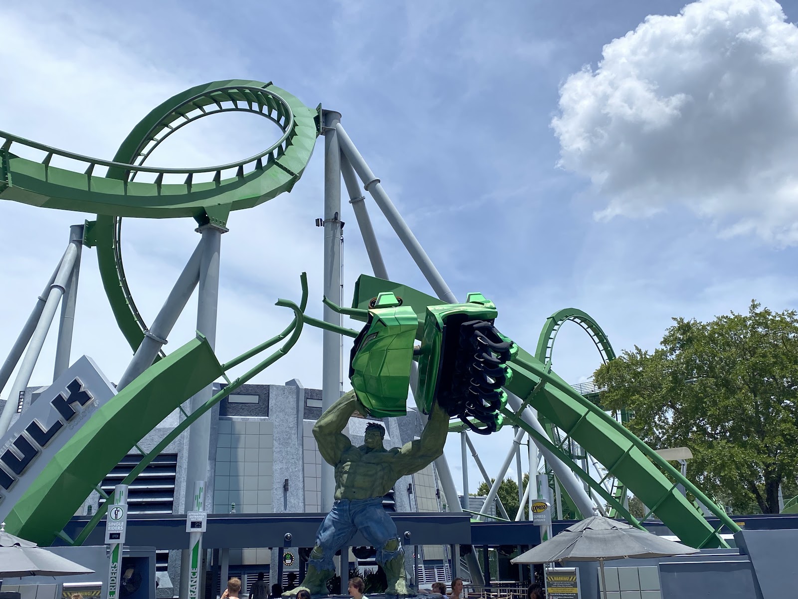 The Incredible Hulk Coaster — Oficiais