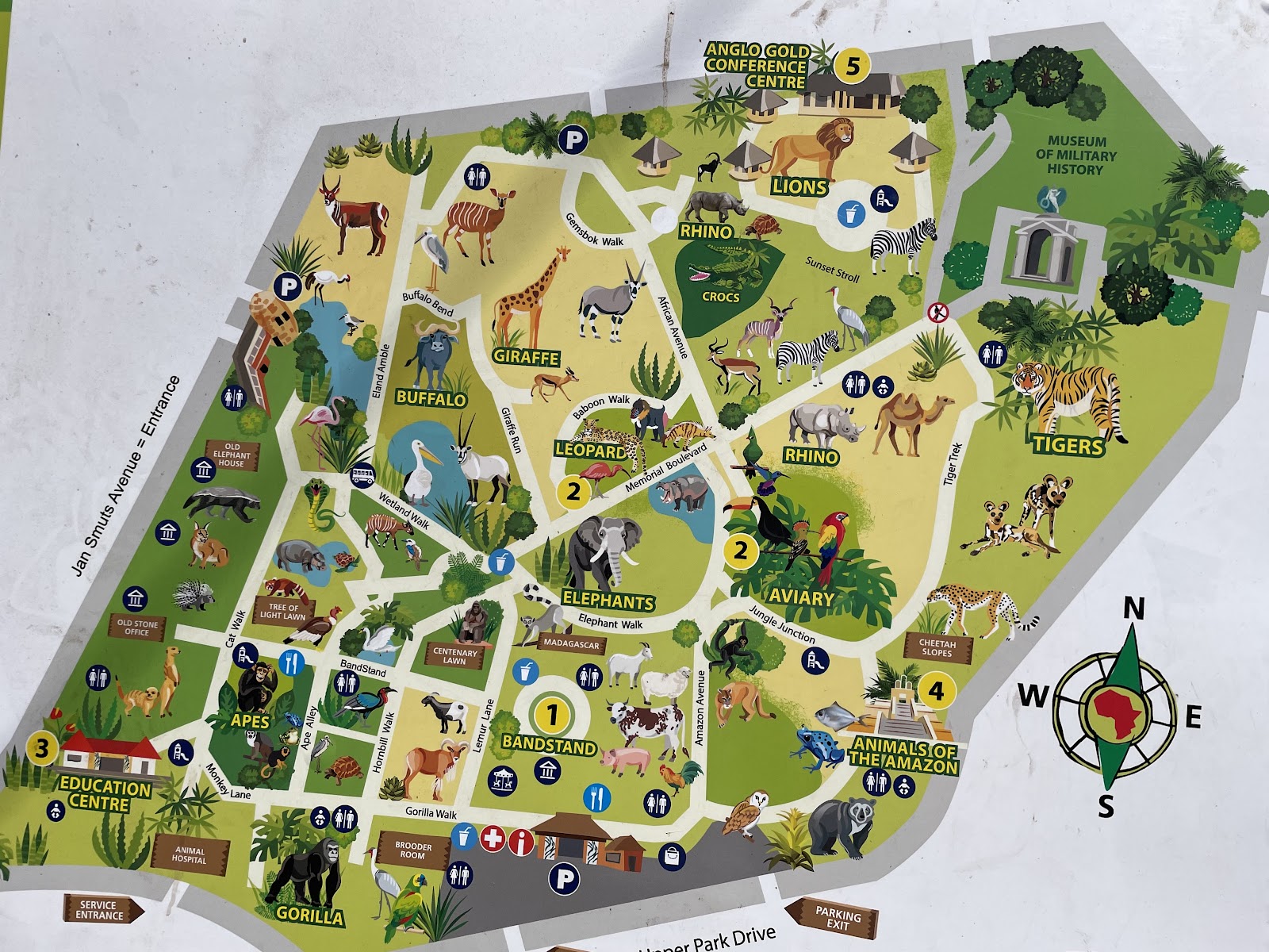 Johannesburg Zoo — Oficiais
