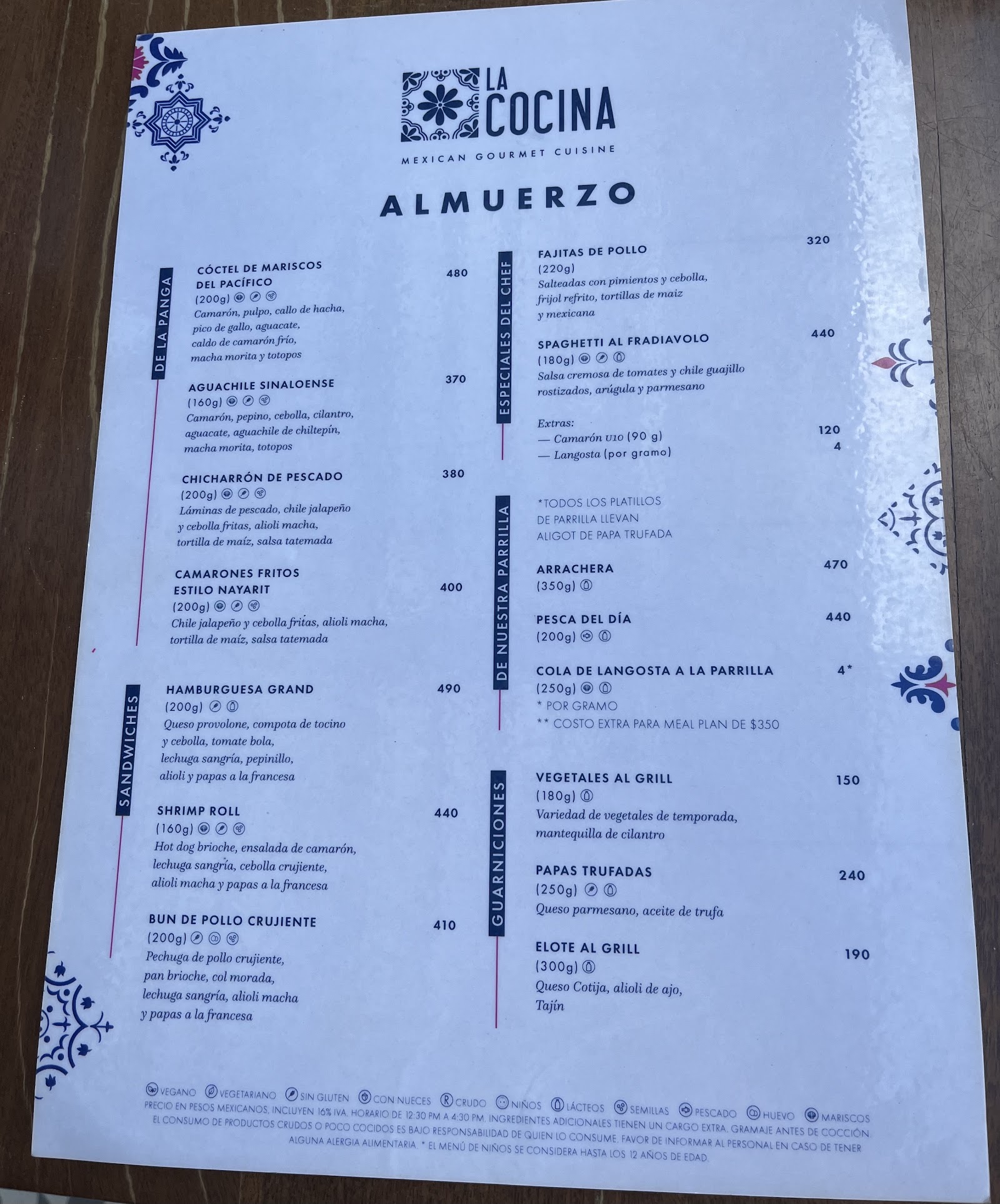 La Cocina — Oficiais