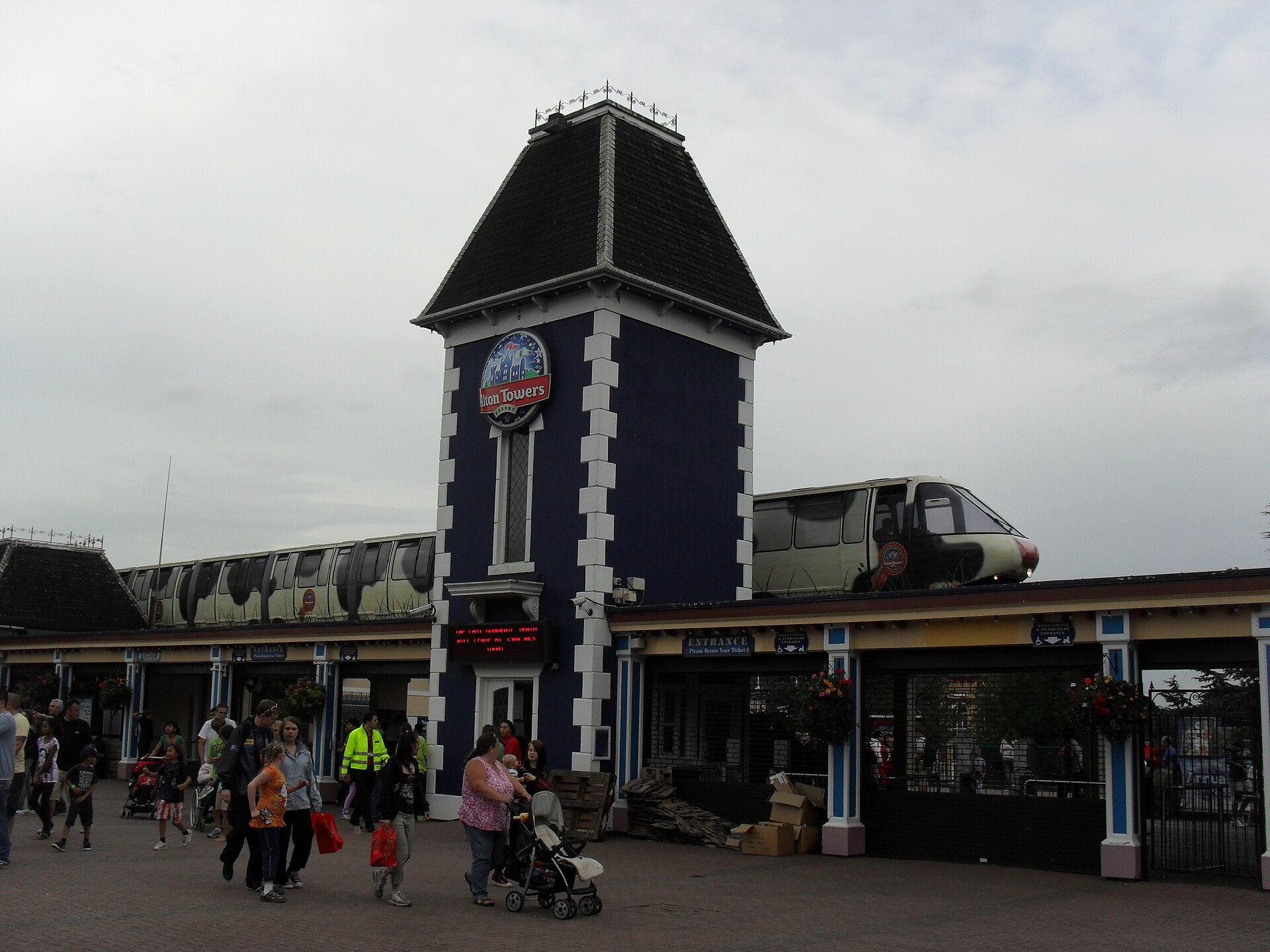 Monorail to Hotels & Car Parks