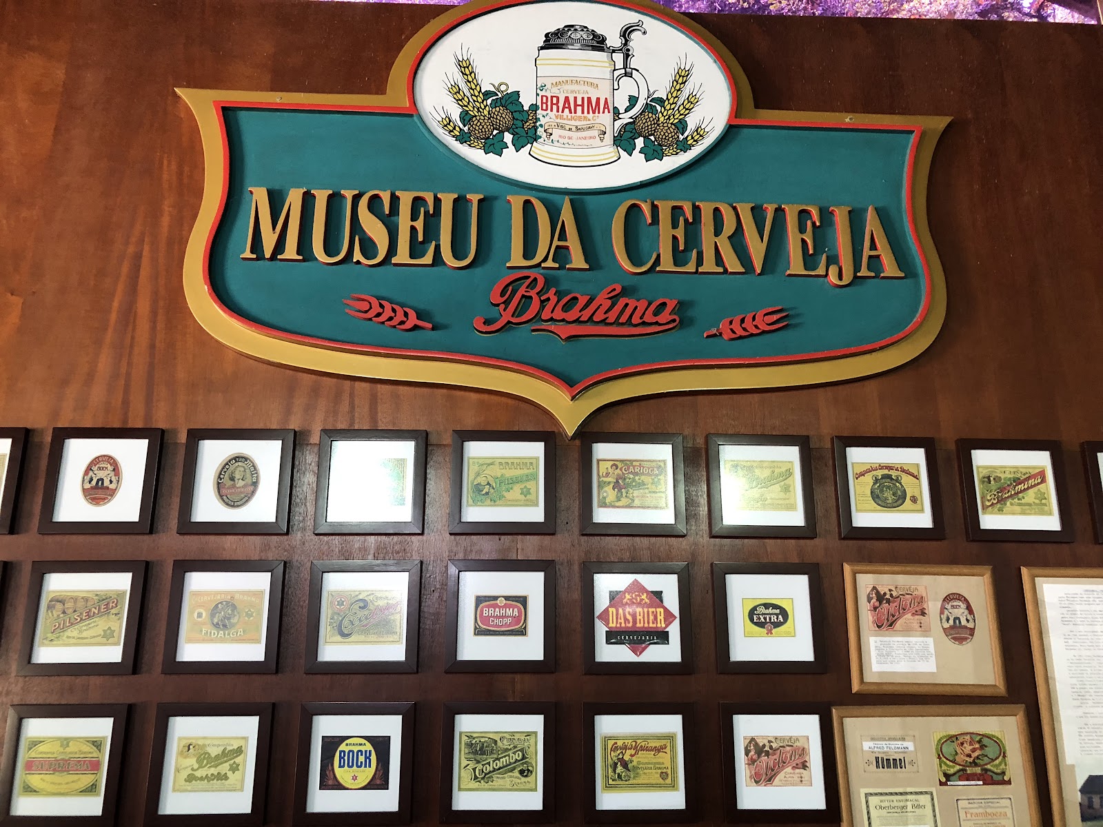 Museu da Cerveja de Blumenau — Oficiais