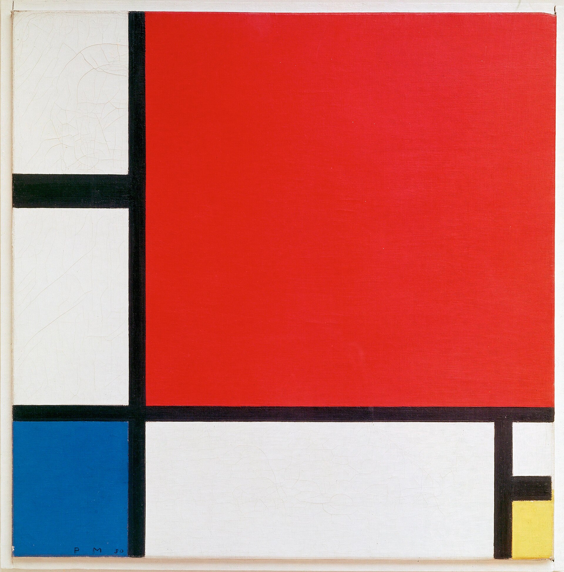 Composição II em Vermelho, Azul e Amarelo