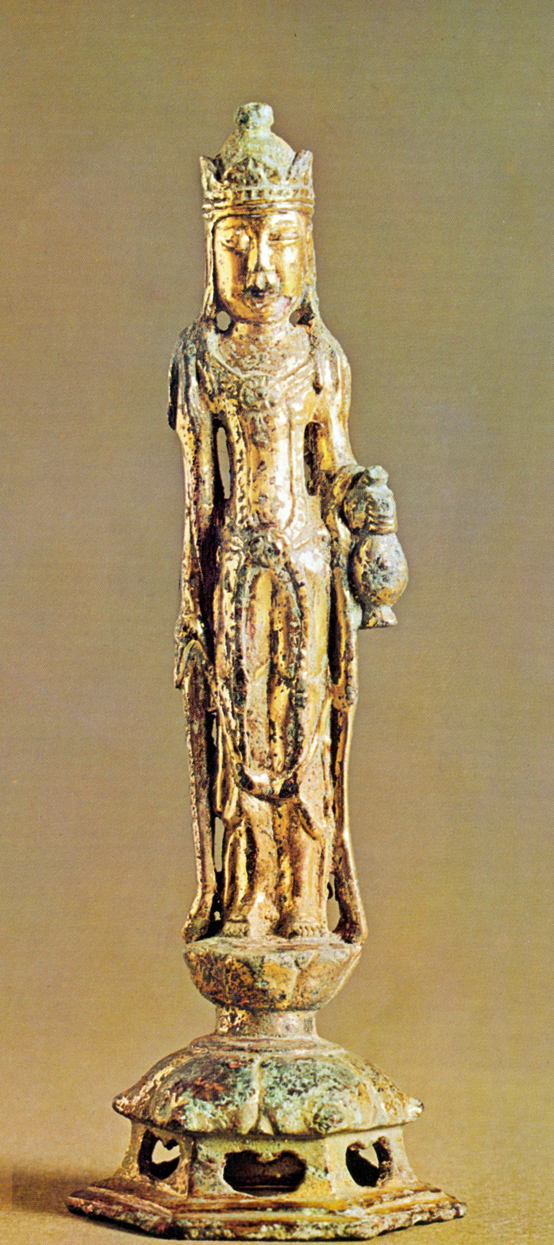 Gilt-bronze Standing Avalokitesvara Bodhisattva