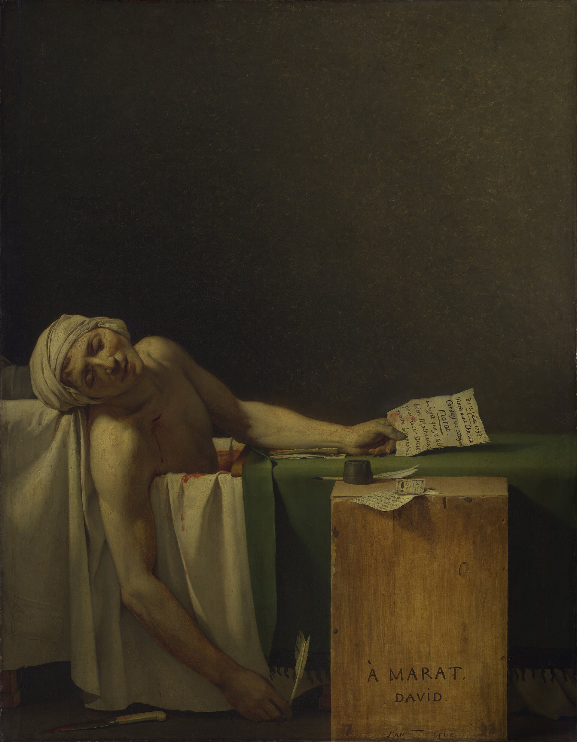 Marat assassinado