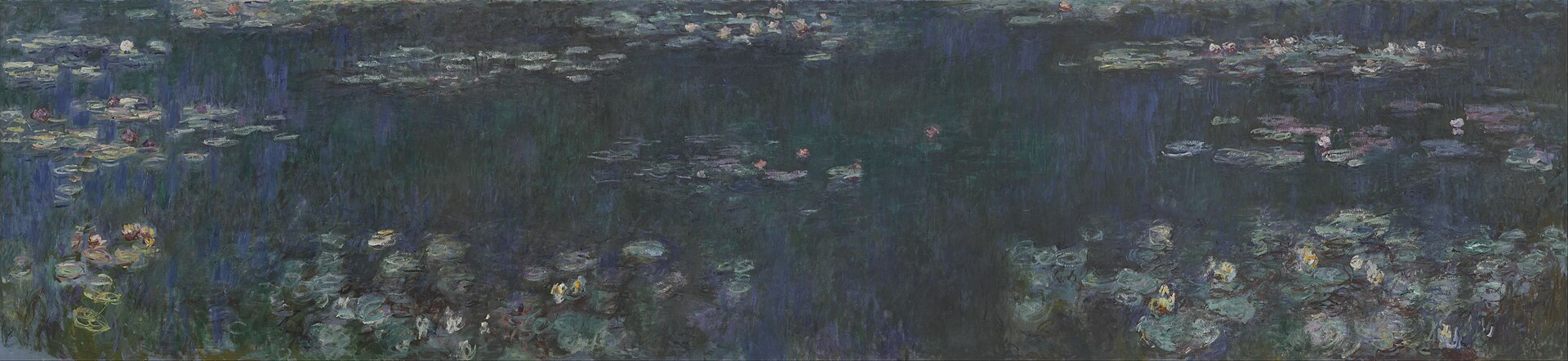The Water Lilies - Green Reflections