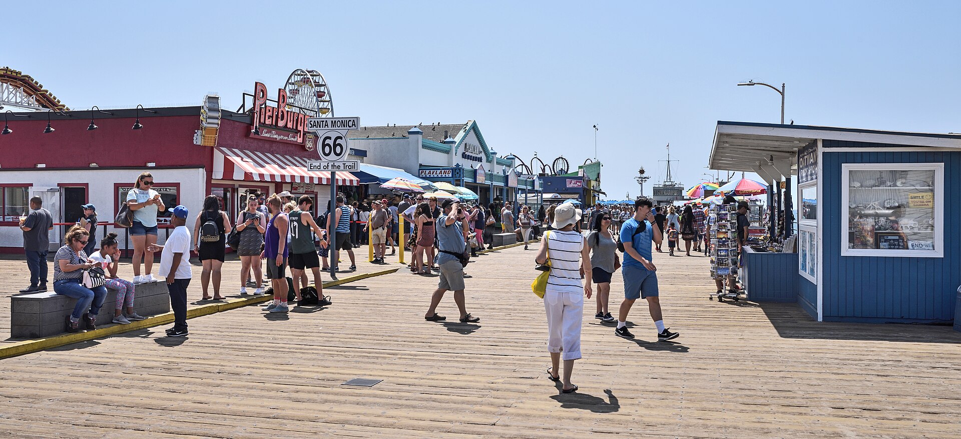 Santa Monica Pier Sign