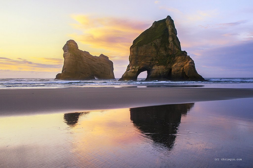 Wharariki Beach